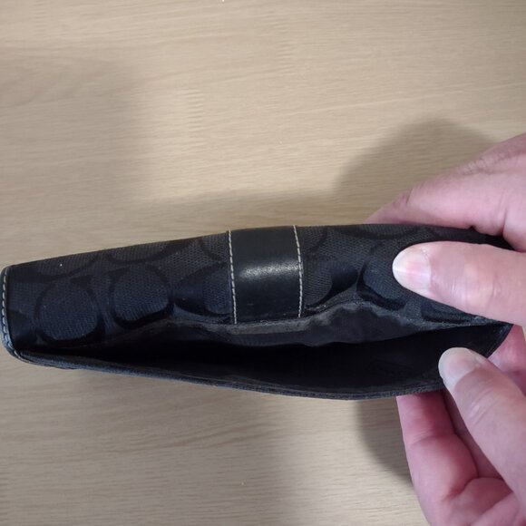 Coach Black Wallet - Picture 3 of 7
